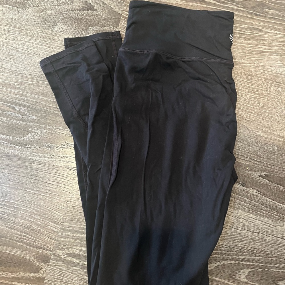 Athleta Chaturanga full length black Leggings-Medium
